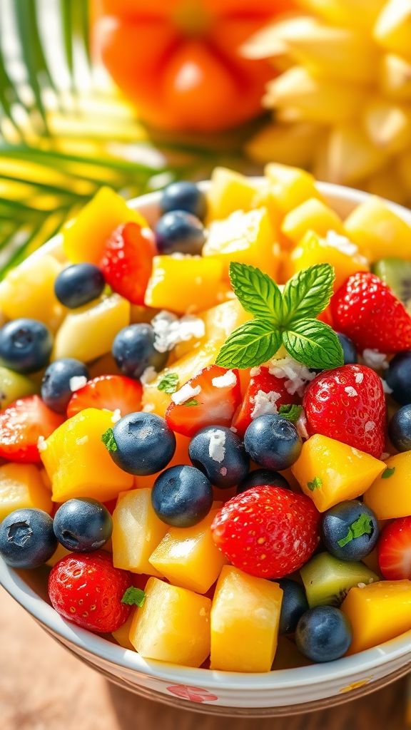 Tropical Fruit Salad Surprise