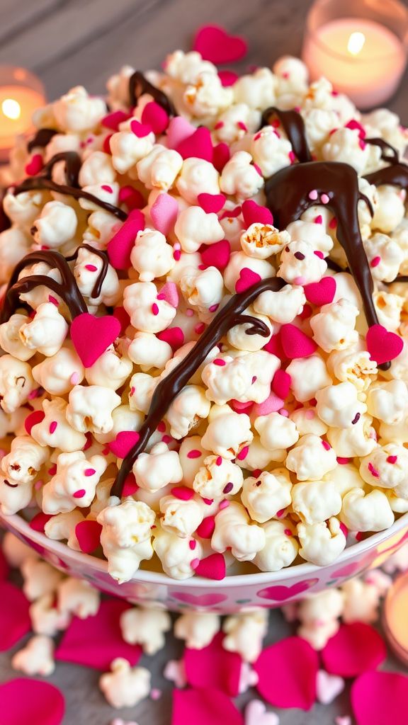 Valentine Vanilla Bean Popcorn Medley  