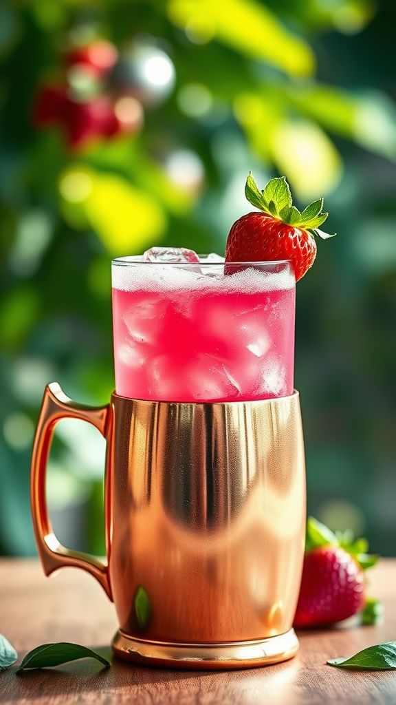 Velvet Strawberry Mule  