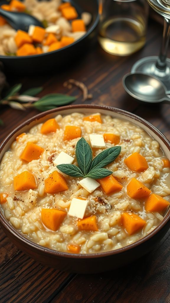 Warm Butternut Squash Risotto  