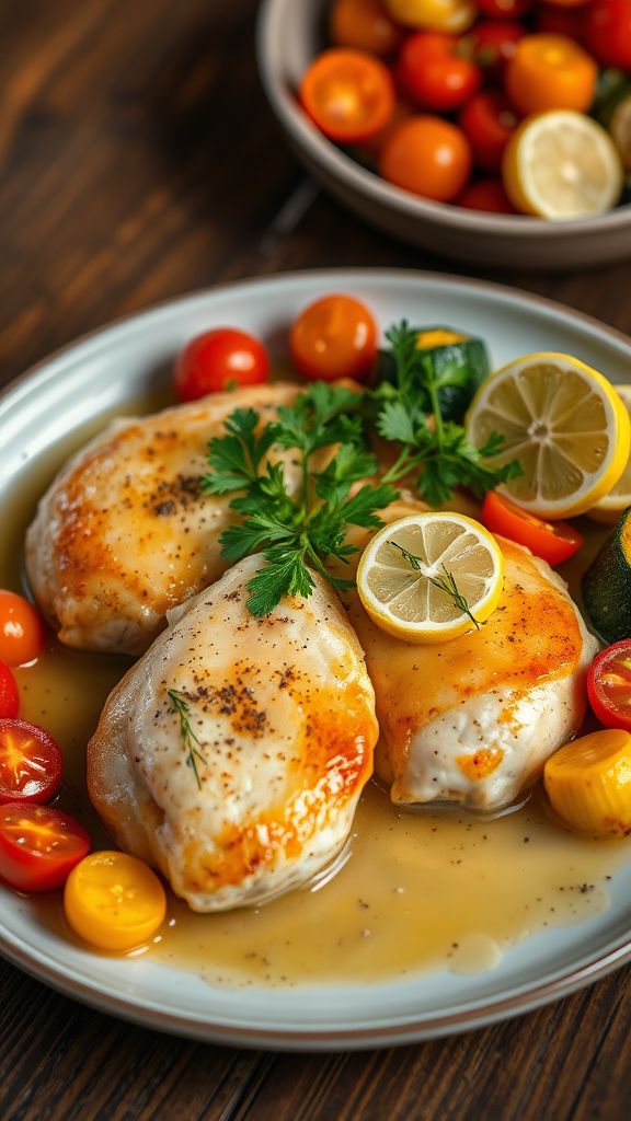 Whimsical White Wine Chicken  