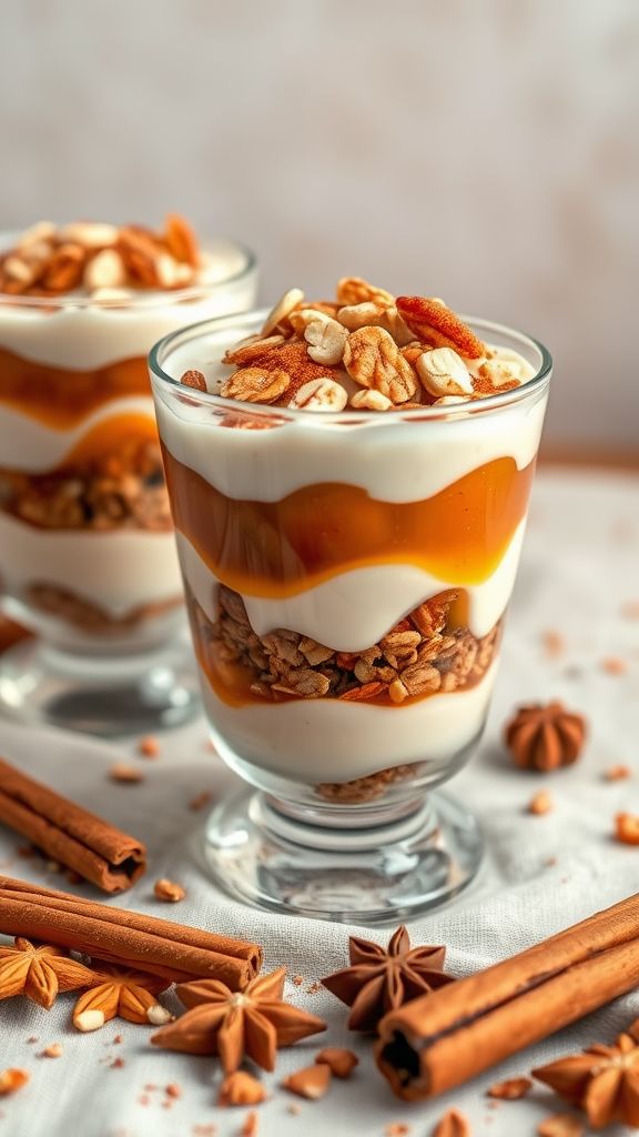 Winter Spice Layered Parfait  