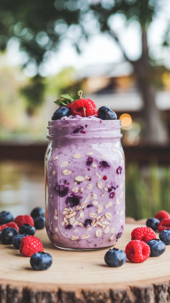 Berry Bliss Overnight Oats