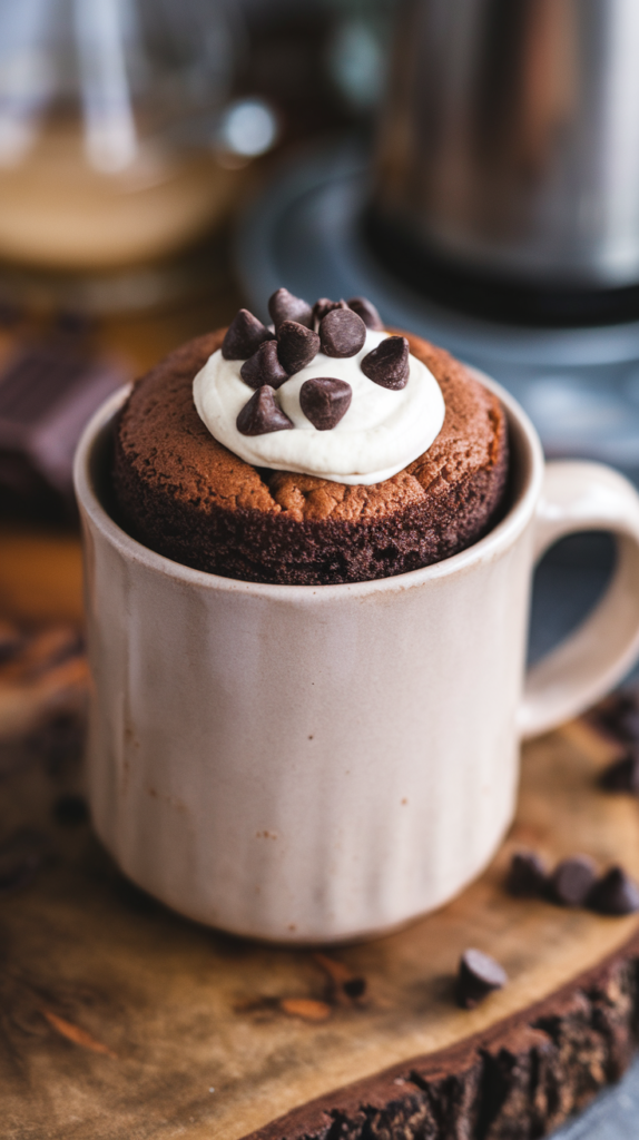 Vegan Chocolate Cake in a Mug