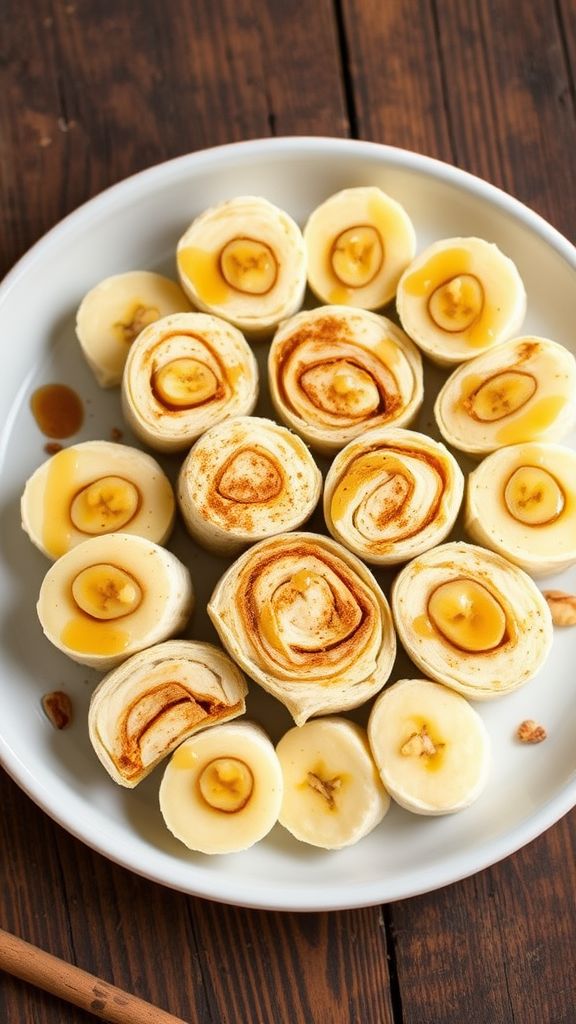 Almond Butter Banana Roll-Ups  