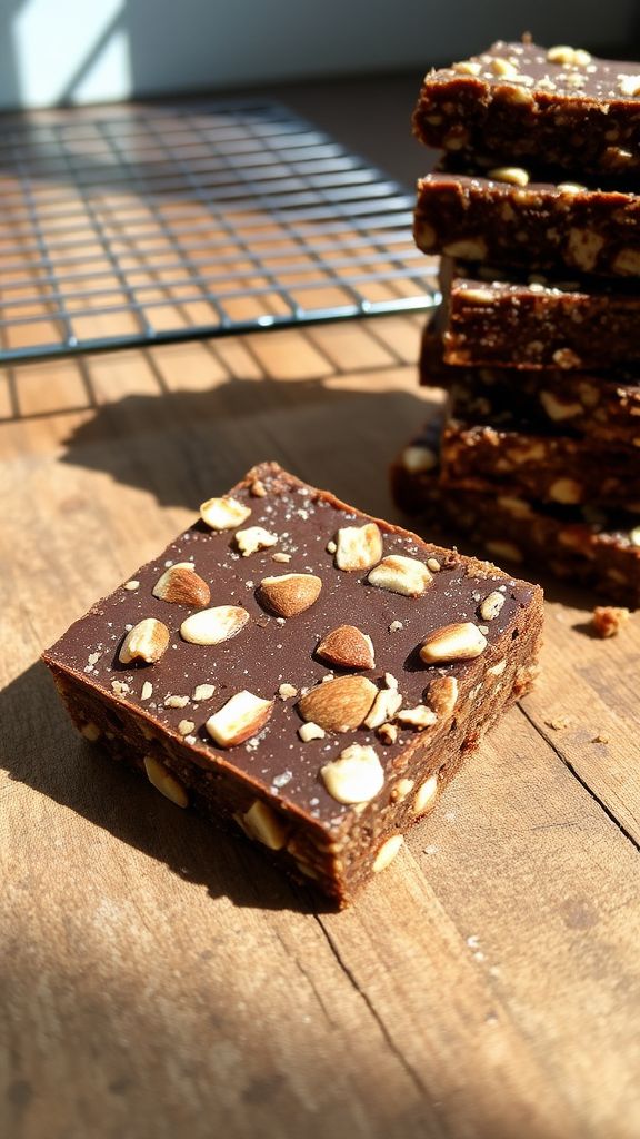 Almond-Cacao Energy Bars