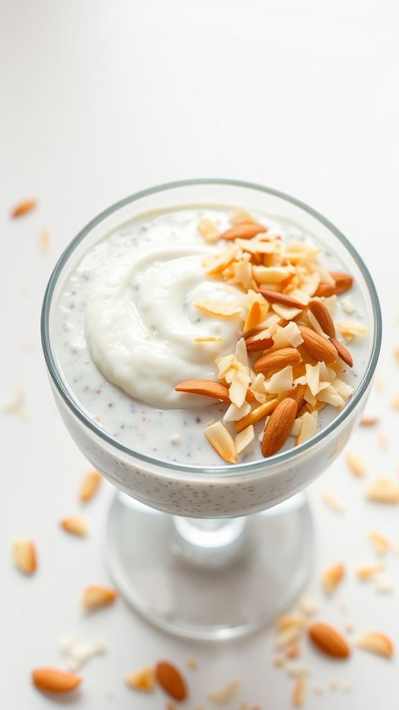 Almond-Coconut Chia Seed Pudding