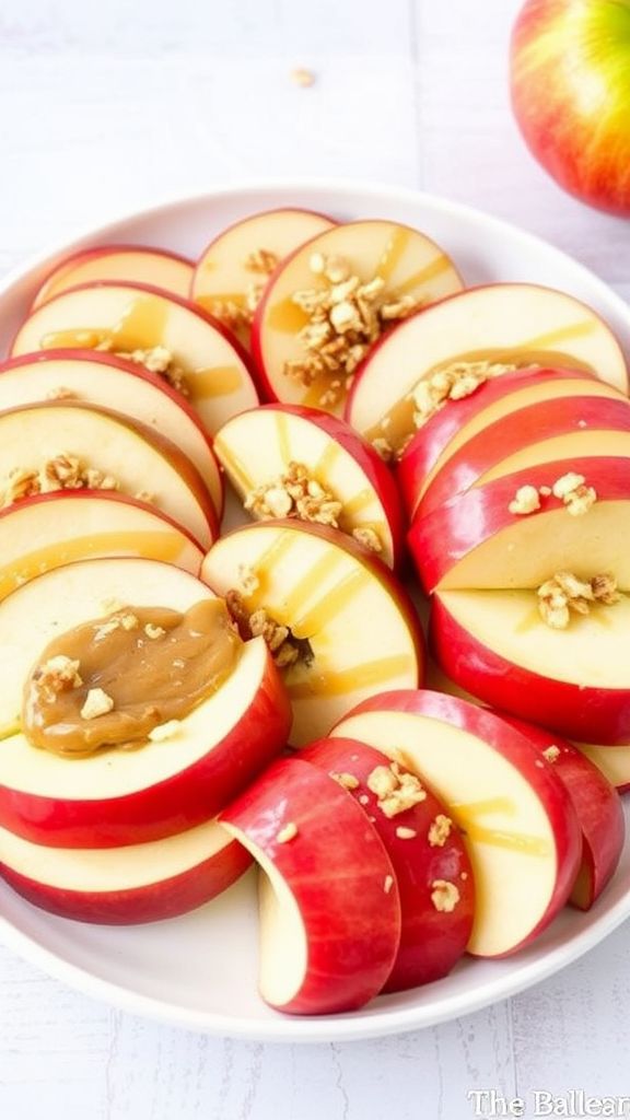 Apple and Almond Butter Slices  