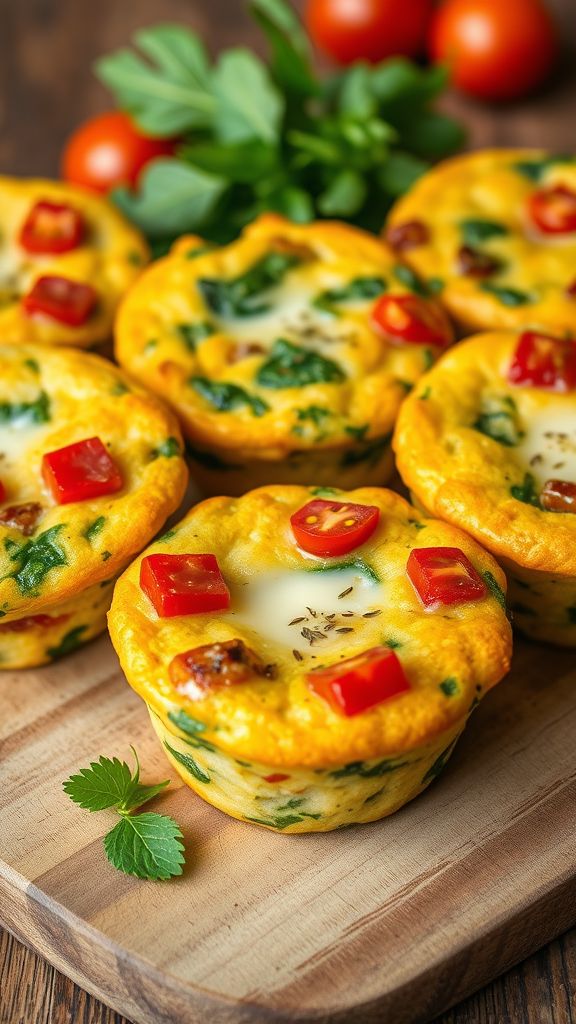 Baked Egg Muffins with Veggies