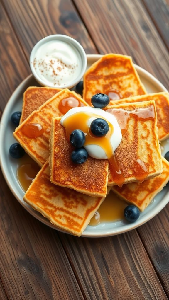 Baked Protein Pancakes  