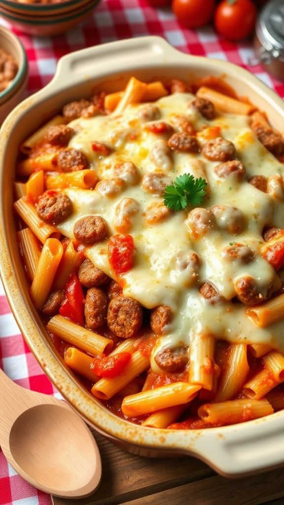 Baked Ziti with Italian Sausage