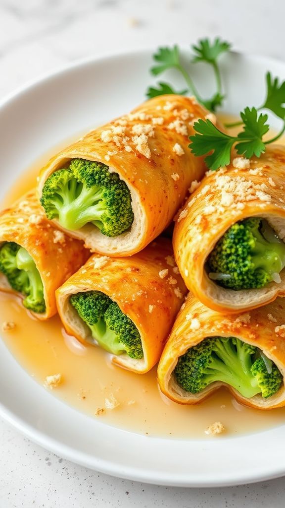 Broccoli and Cheddar Stuffed Chicken Roll-Ups  