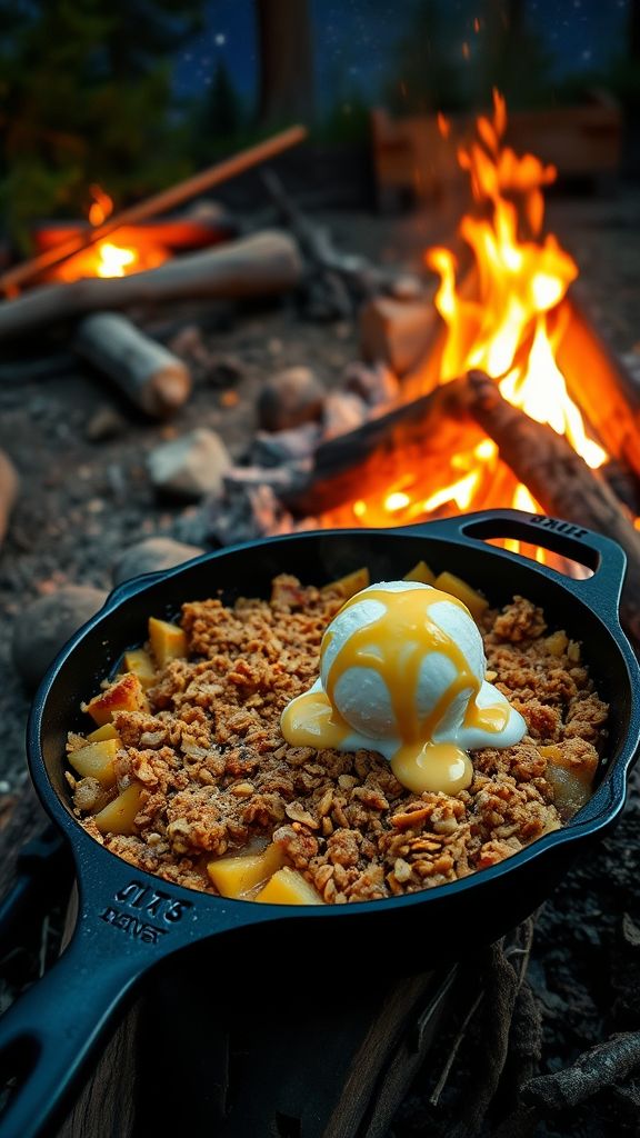 Campfire Apple Crisp  