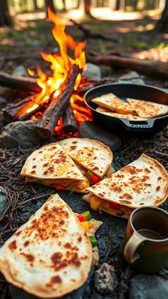 Campfire Breakfast Quesadillas