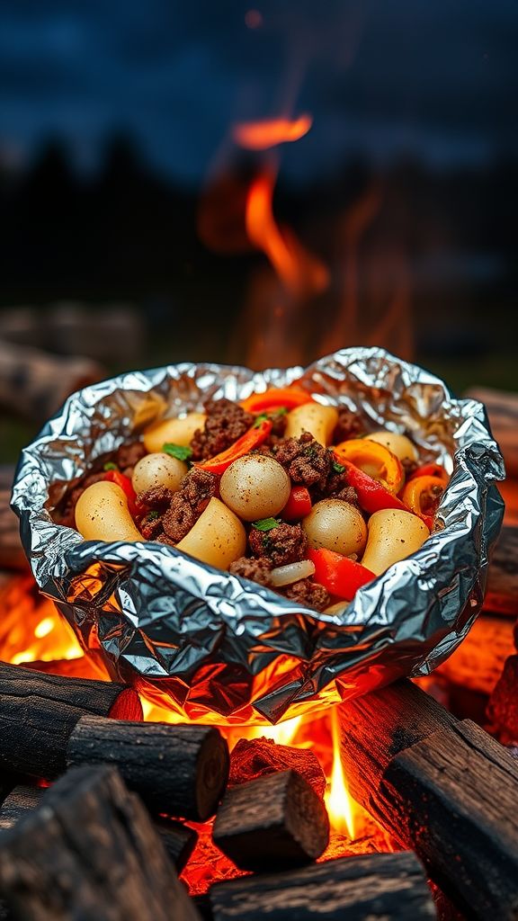 Campfire Foil Pack Dinners  