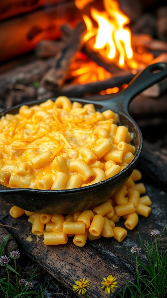 Campfire Mac and Cheese  