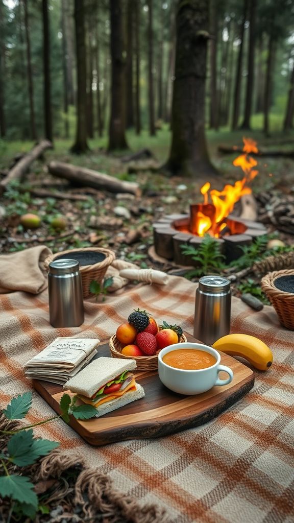 camping lunches that are easy, tasty, and perfect for the outdoors