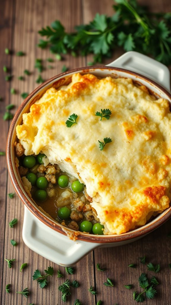 Cauliflower and Pea Shepherd's Pie