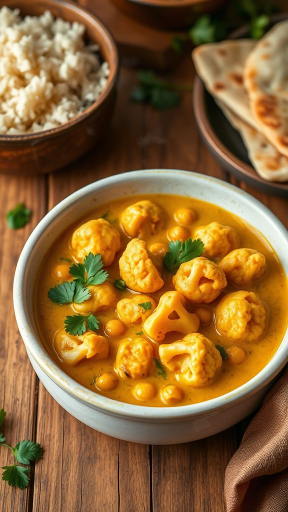 Cauliflower & Chickpea Curry  