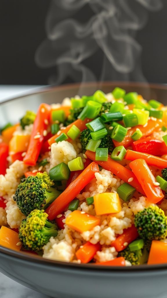 Cauliflower Rice Stir-Fry Delight