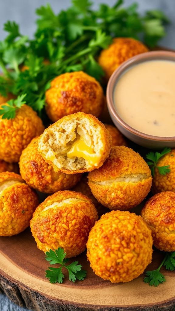 Cheesy Rice and Quinoa Balls