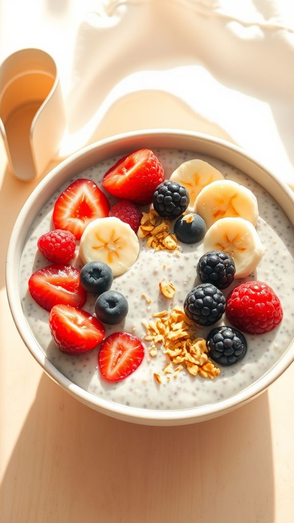 Chia Seed Pudding with Almond Milk 