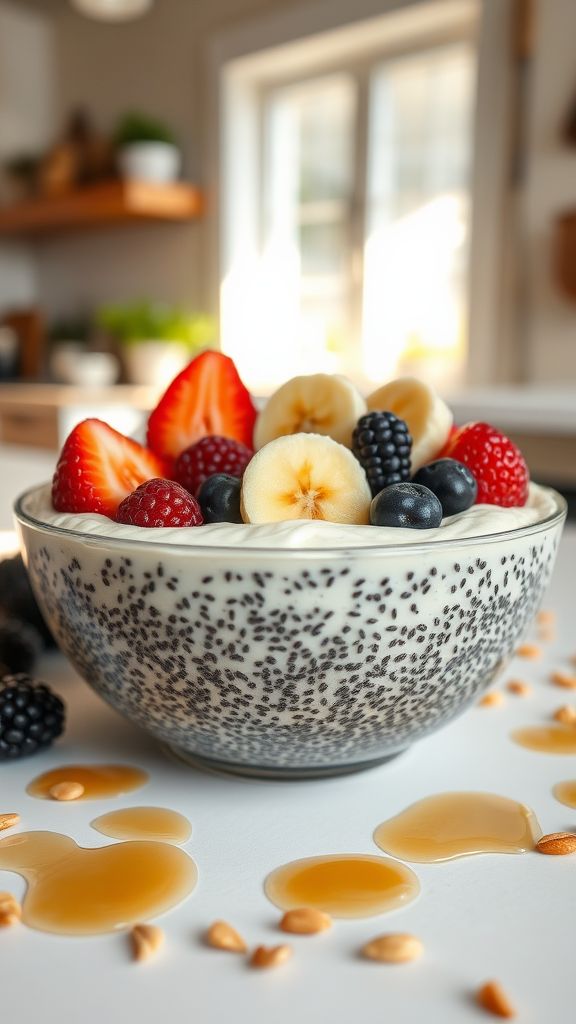 Chia Seed Pudding with Nut Milk  