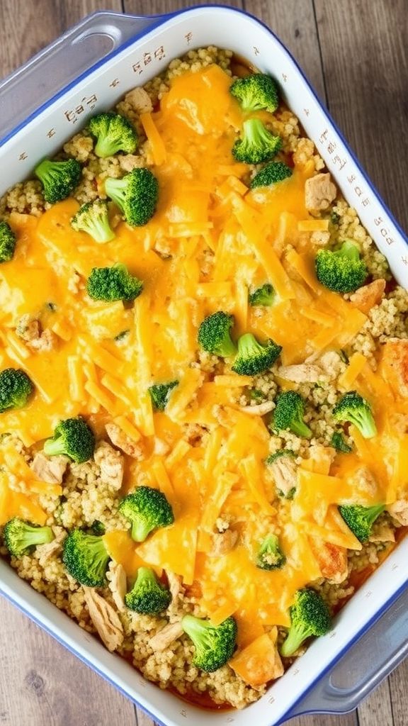 Chicken and Broccoli Quinoa Bake