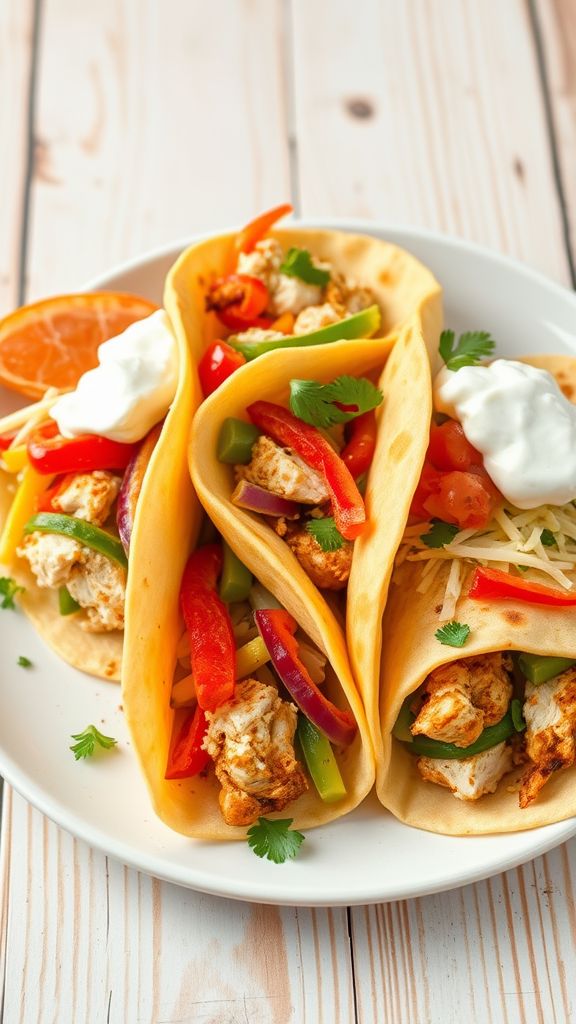 Chicken Fajita Wraps