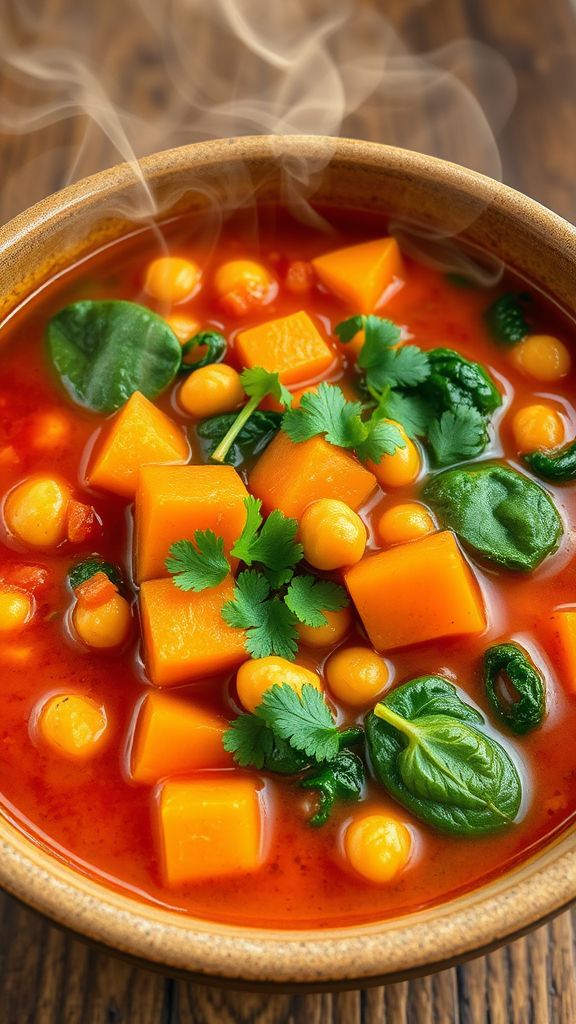 Chickpea and Sweet Potato Stew