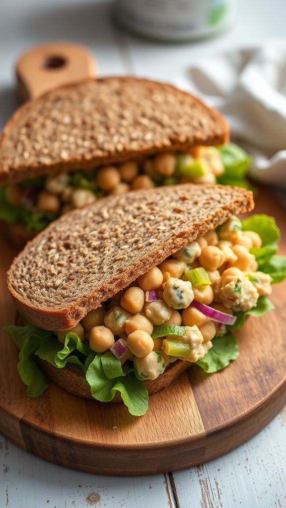 Chickpea Salad Sandwiches  