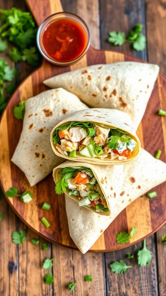 Chipotle Chicken Salad Fold-Ups  