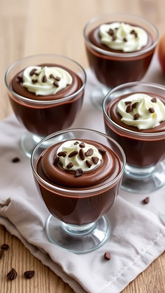 Chocolate Avocado Mousse Cups  