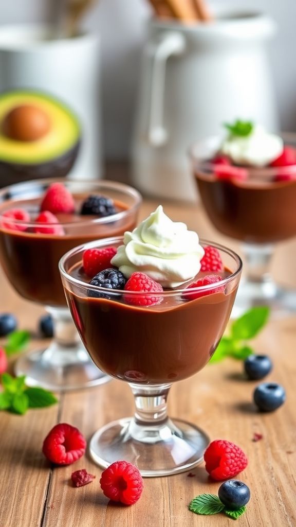 Chocolate Avocado Mousse  