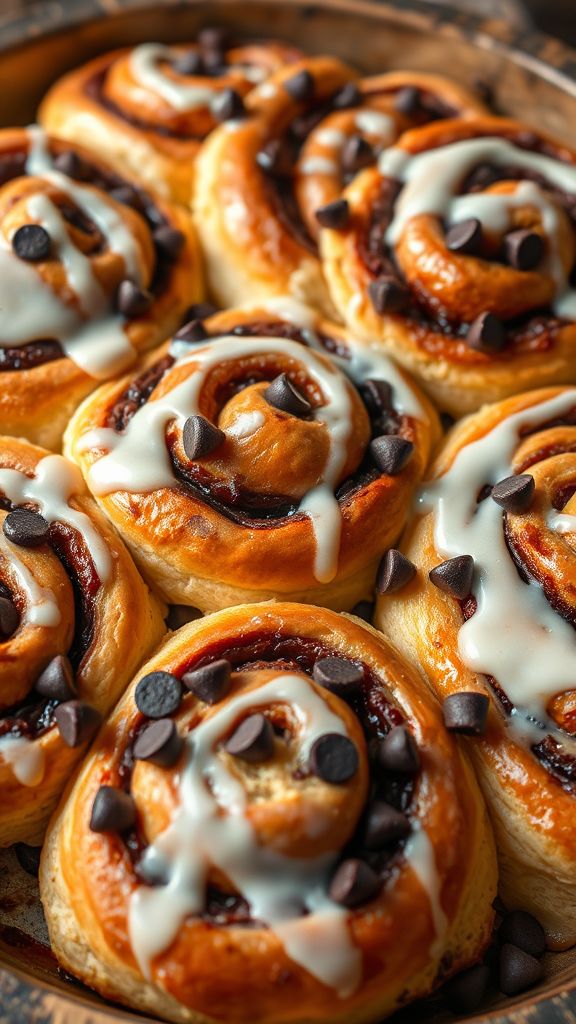 Chocolate Chip Cinnamon Bun Bliss