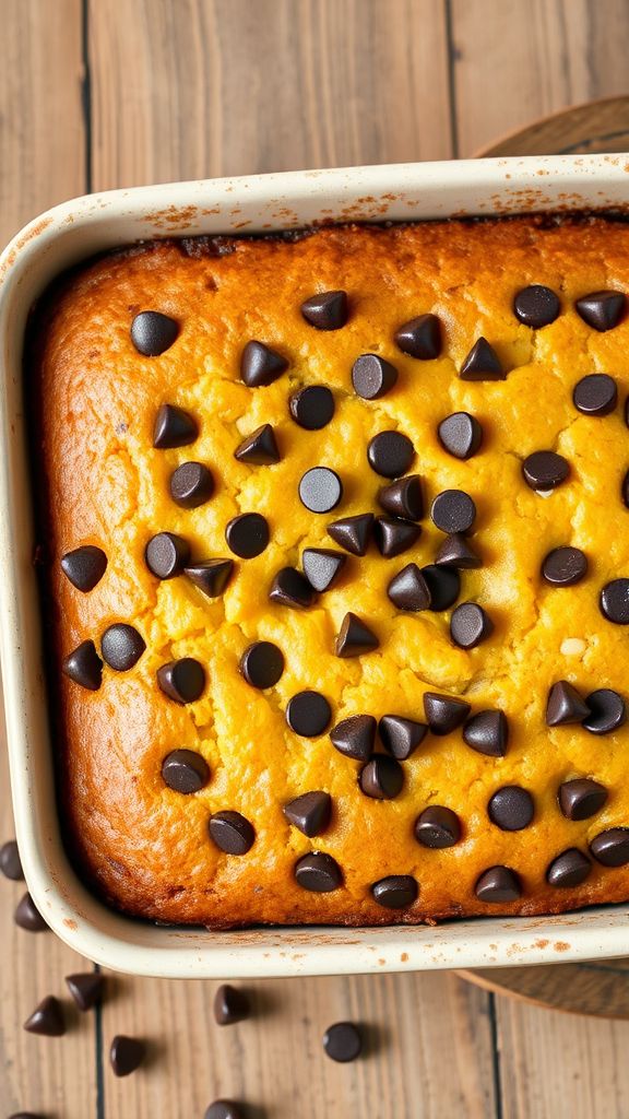 Chocolate Chip Vegan Cornbread