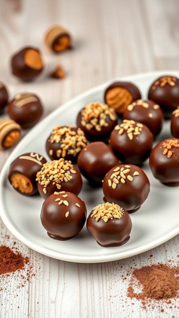 Chocolate-Covered Peanut Butter Balls