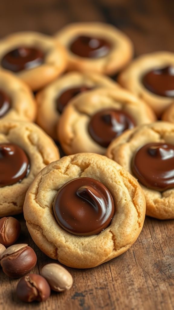 Chocolate Hazelnut Spread Cookies