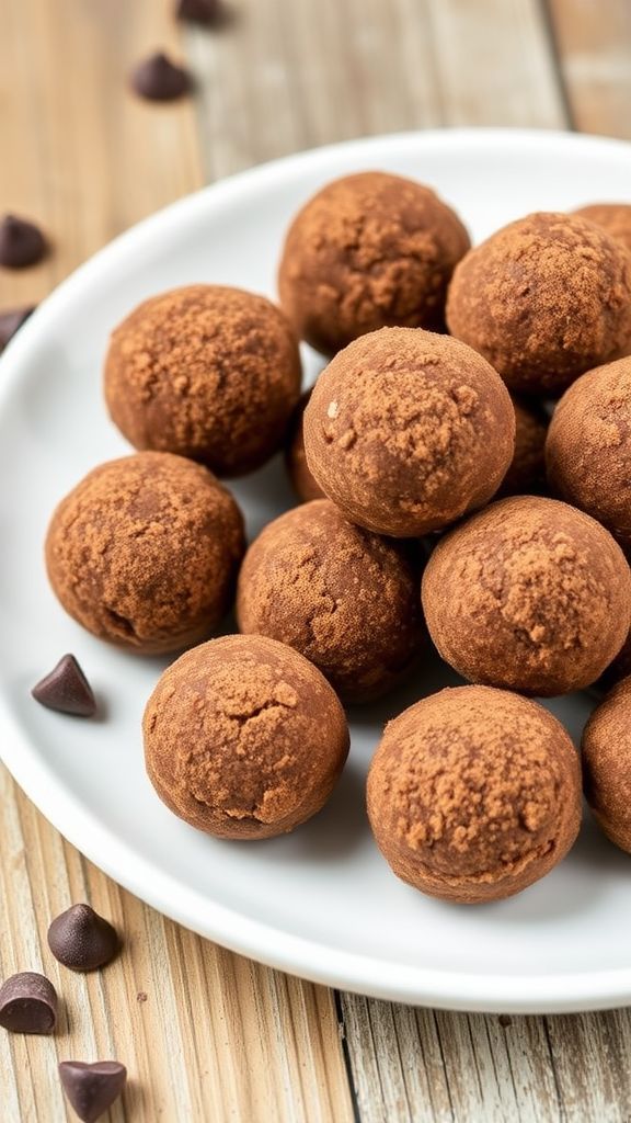 Chocolate Peanut Butter Energy Balls  