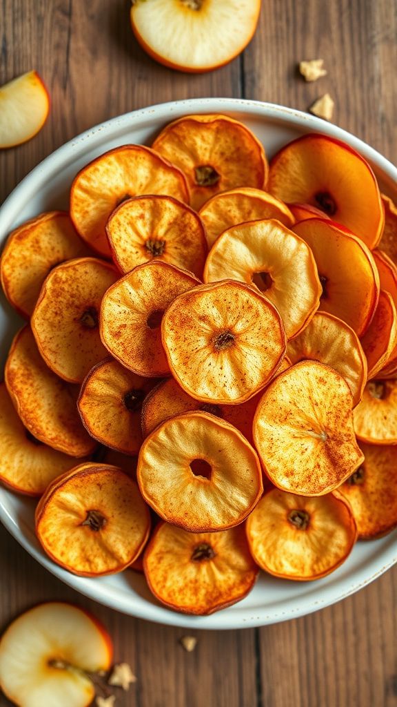 Cinnamon Apple Chips  