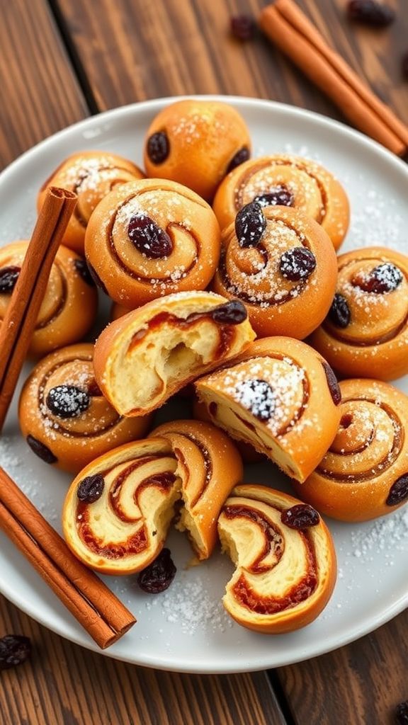 Cinnamon Raisin Swirl Bites