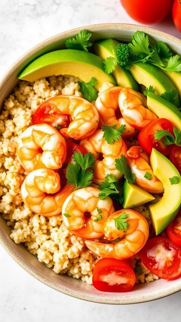 Citrus Marinated Shrimp Bowls