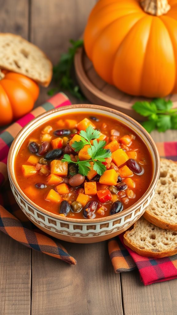 Classic Vegan Pumpkin Chili