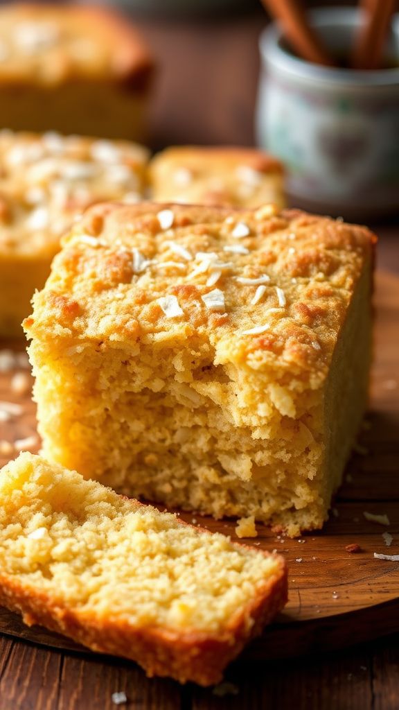 Coconut Chai Vegan Cornbread