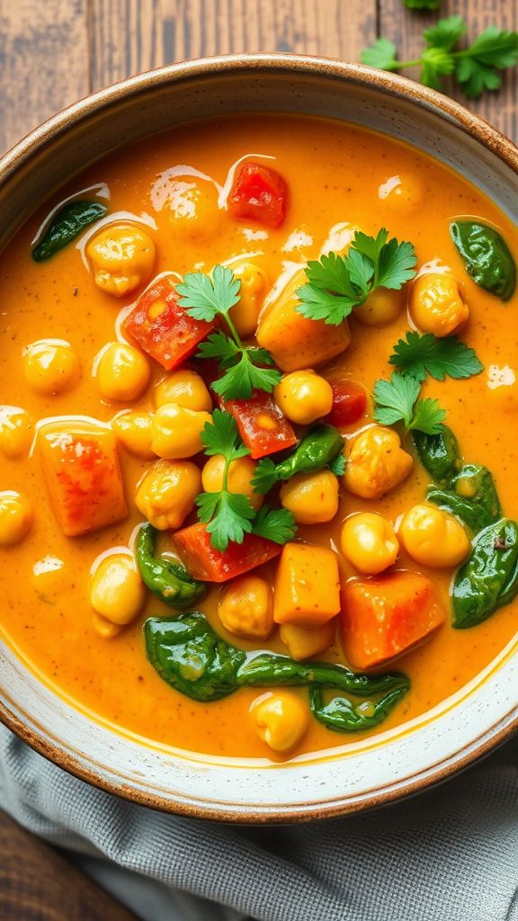 Coconut Chickpea Stew  