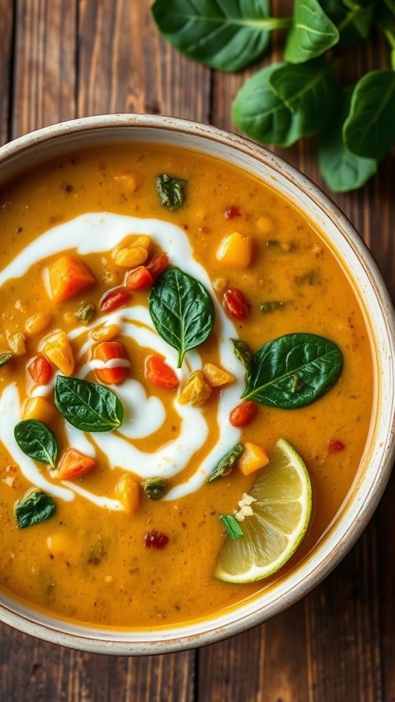 Coconut Curry Lentil Soup  