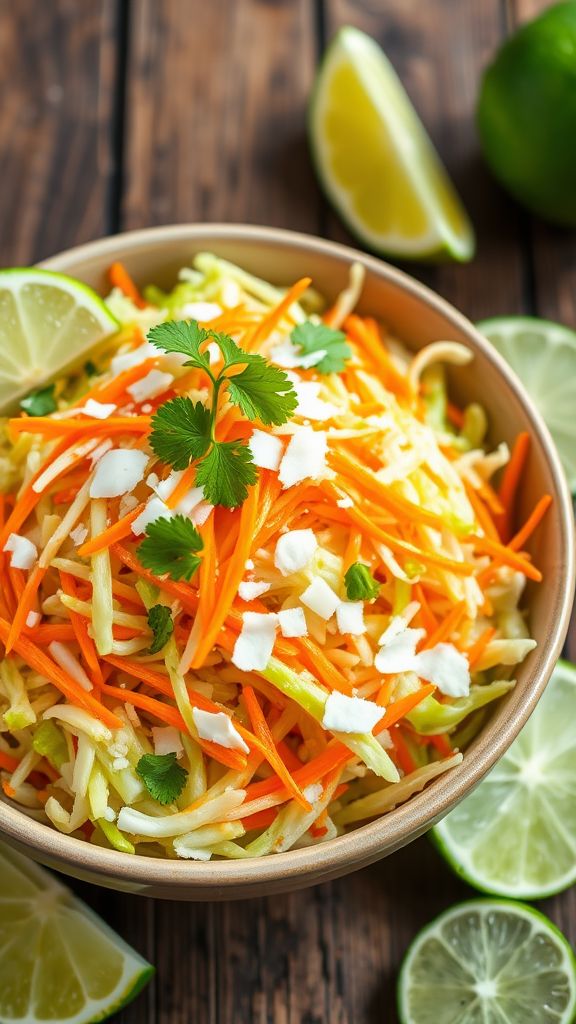 Coconut Lime & Cabbage Slaw