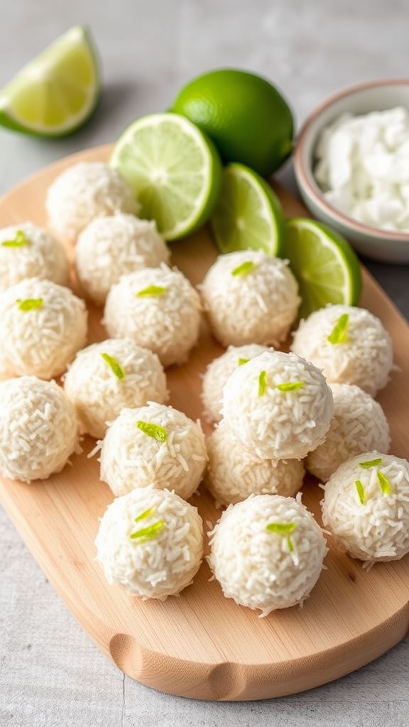 Coconut Lime Energy Bites  