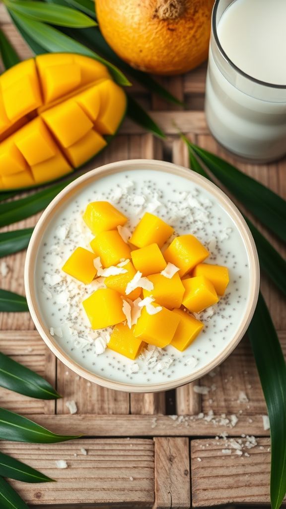 Coconut Mango Chia Pudding  