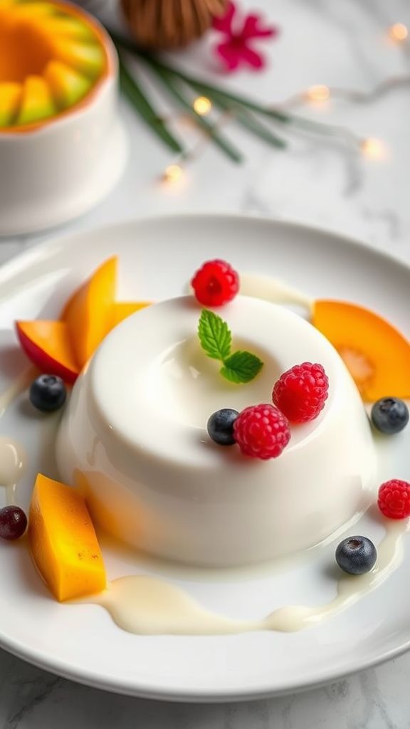 Coconut Milk Panna Cotta